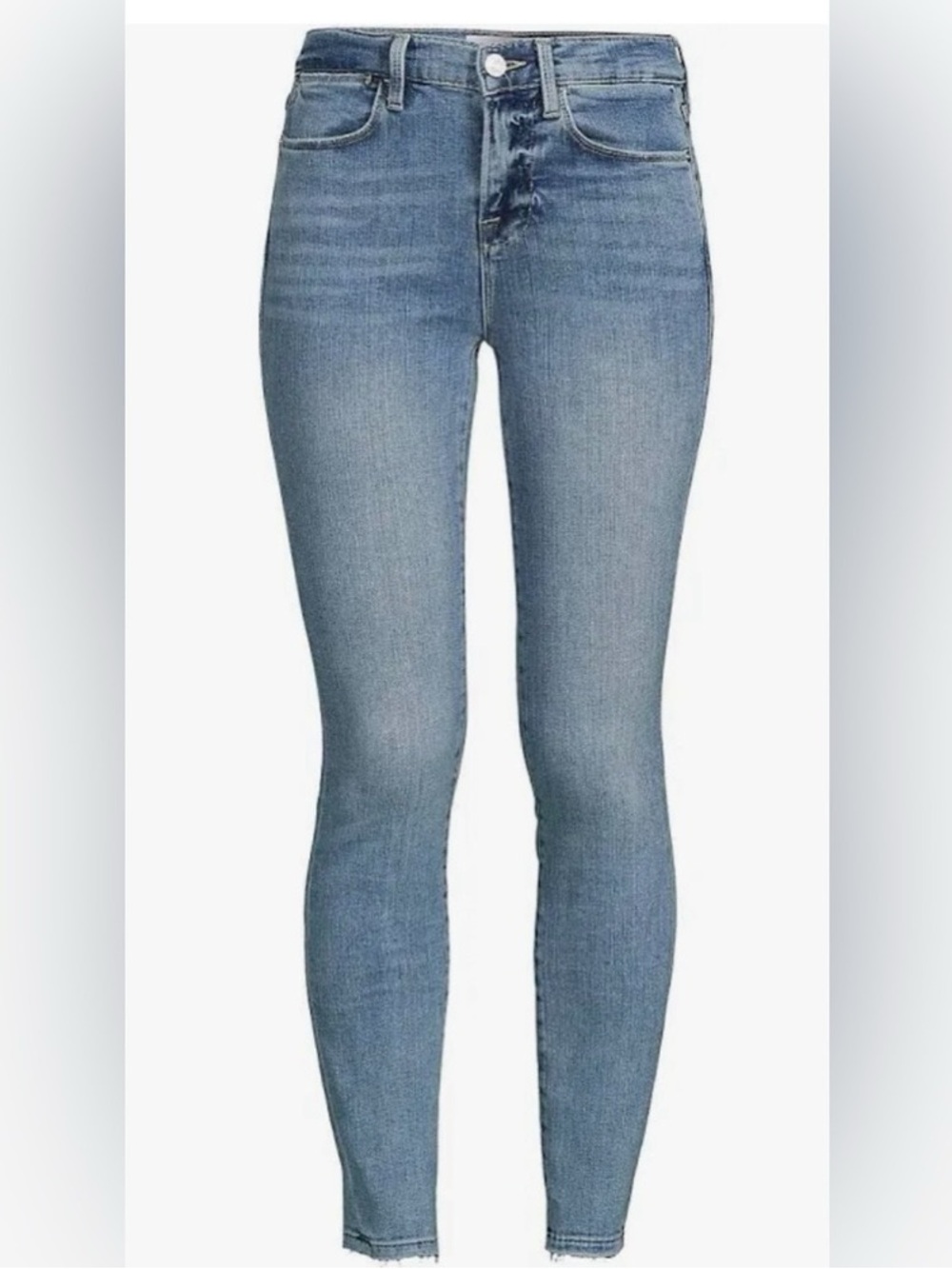 H&M High-Rise Light Blue Skinny Jeans